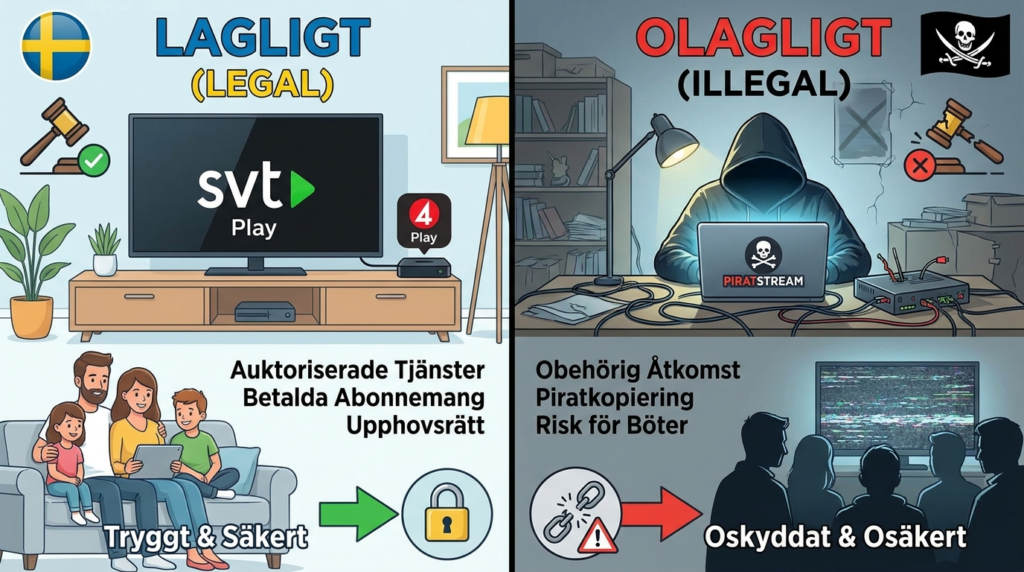 iptv olagligt i sverige