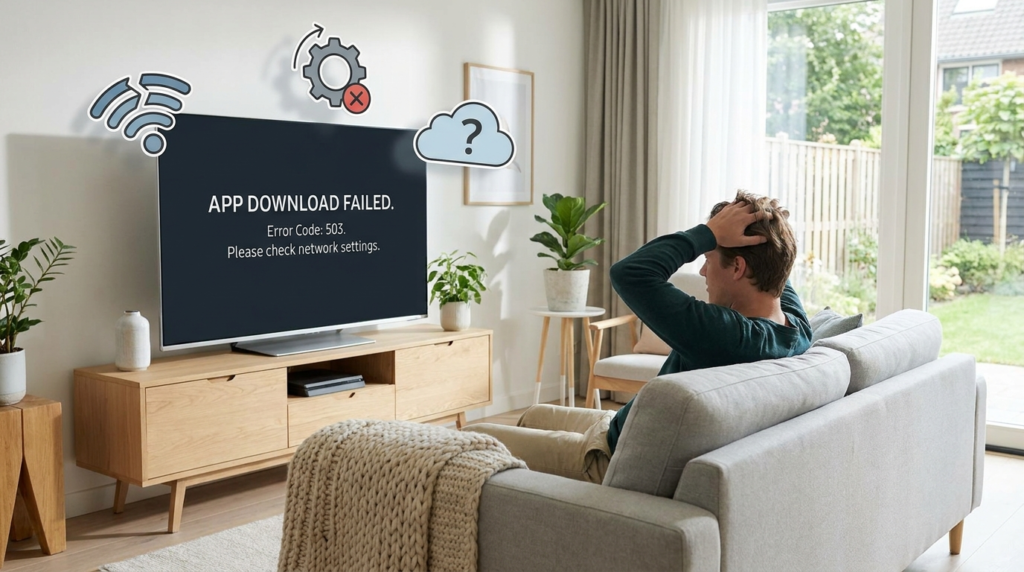 kan inte ladda ner smart iptv